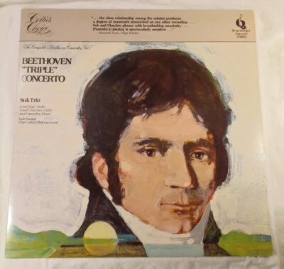 Beethoven / Suk Trio / Triple Concerto VINYL LP (NM) Concerto In C Major, Op. 56 - Image 1 of 4