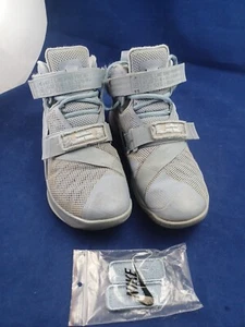 Nike LeBron Zoom Soldier 9 Shoes US 8 EU 41 Light Blue Gray 749490-444 Men 2015 - Picture 1 of 21