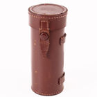 :Steinheil Munchen Genuine Leather 5.5" Tall Lens Case For Rangefinder Lenses