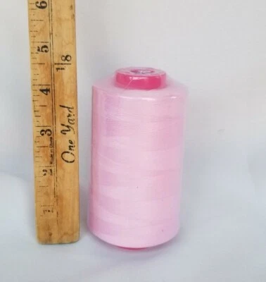 1 Big Spool Bubblegum Pink High Quality Multi Purpose Serger Sewing Threads T27 - Image 1 of 4