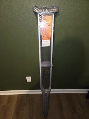 1 Par de Muletas Guardian TAA80534, Aluminio Pulsador, Adulto Alto.  Foto 1 de 3