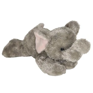 Aurora Mini Flopsie Ellie Elephant Plush Stuffed Animal Toy Gray w/Pink Ears - Picture 1 of 12