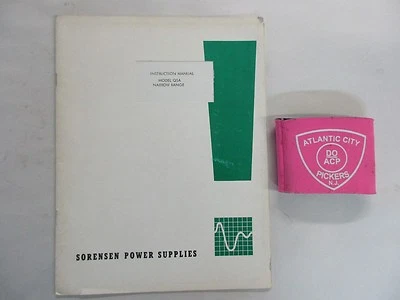 MANUAL DE INSTRUCCIONES SORENSEN QSA RANGO ESTRECHO 14-6070A COPYRIGHT 1967 Foto 1 de 3