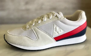 Le Coq Sportif Eclat White Alpha Men Mesh Lifestyle Sneakers 42 Shoes 9 Trainer - Picture 1 of 12