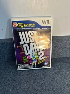 Just Dance 2 (Nintendo Wii, 2010) Completo con Manual - Probado Funcionando - Imagen 1 de 2