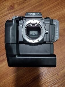 Minolta Maxxum 9000 AF Body and power Winder Battery TESTED body works fine 