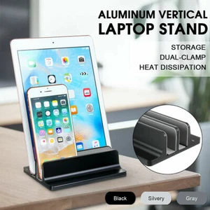 Aluminium Vertikale Laptop Tablet Ständer Halter Für Macbook Notebook - Bild 1 von 8