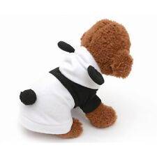 Pets Dog Clothes Costume Panda Pullover Coat Clothing Fleece Ear Hoodie Outwear