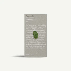 Love Tea Organic Peppermint Tea Loose Leaf 50g - Picture 1 of 3