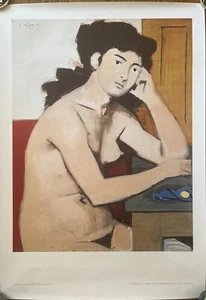 Rare, 1990s, POSTER, YIANNIS MORALIS, ART, GREECE - Picture 1 of 4