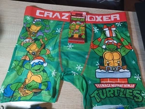 Teenage Mutant Ninja Schildkröten Urlaub Boxershorts X-Large 40-42 NEU VERRÜCKTE BOXER - Bild 1 von 4
