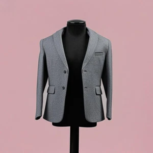 1/6 Scale Men's Grey Suit Jacket Fit for 12'' Male Action Figure Body Toys - Picture 1 of 2