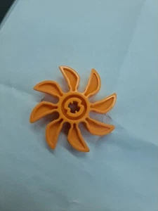 LEGO Technic Parts: 8-Blade Propeller Engine Fan, Prt# 41530, Orange  - Picture 1 of 1