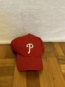 Vintage Philadelphia Phillies Twins Enterprise Snapback Hat Red White FREE SHIP