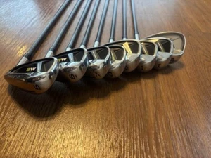 (TaylorMade) Iron Set 8Piece M2 US 5-PW-AW-SW Flex S Shaft Graphite used golf - Picture 1 of 24