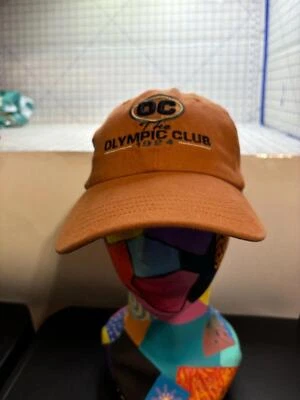 OC The Olympic Club 1924 Orange 6 Panel Hat Cap One Size 4Head Nice - Image 1 of 4