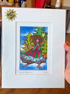 Suzy Toronto SIGNED Print She Who Believes / Wonderful Wacky Woman - Picture 1 of 2