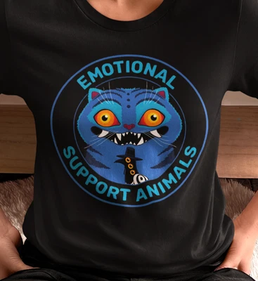 K-Pop Demon Hunters Shirt - Emotional Support Animal Tee, Derpy Tiger and Sussy  - Image 1 of 4