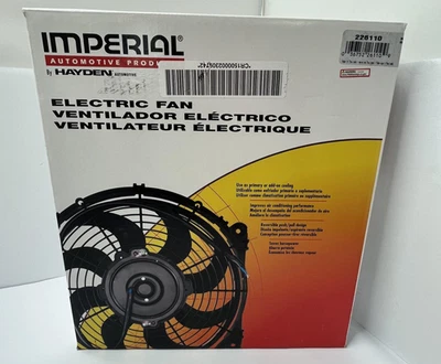 Imperial Hayden 226110 Electric Engine Cooling Fan Assembly Reversible Auxiliary Foto 1 de 4