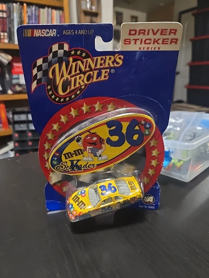 Winner's Circle Ken Schrader #36 M&M's Driver Sticker 1:64  SEALED - Image 1 of 1