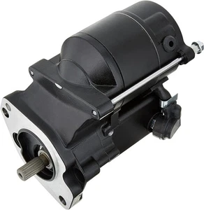 Black 1.7 Starter Motor For 2002-2006 Harley FLHRCI Road King Classic (EFI) - Picture 1 of 2