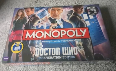 Monopoly Doctor Who Regeneration Edition With Exclusive Tokens Brand New Sealed - Image 1 of 4