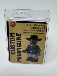 Brickmania Custom Minifigure - BMF530: 10th Cavalry Regiment “Buffalo Soldier” - Picture 1 of 1