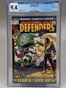 Defenders #2 CGC 9.4 (1972) Key 2nd issue to Defenders; Silver Surfer joins team - Picture 1 of 2