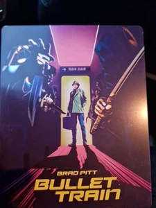 BULLET TRAIN - UK EXCLUSIVE 4K + BLU RAY STEELBOOK - BRAD PITT - Picture 1 of 3