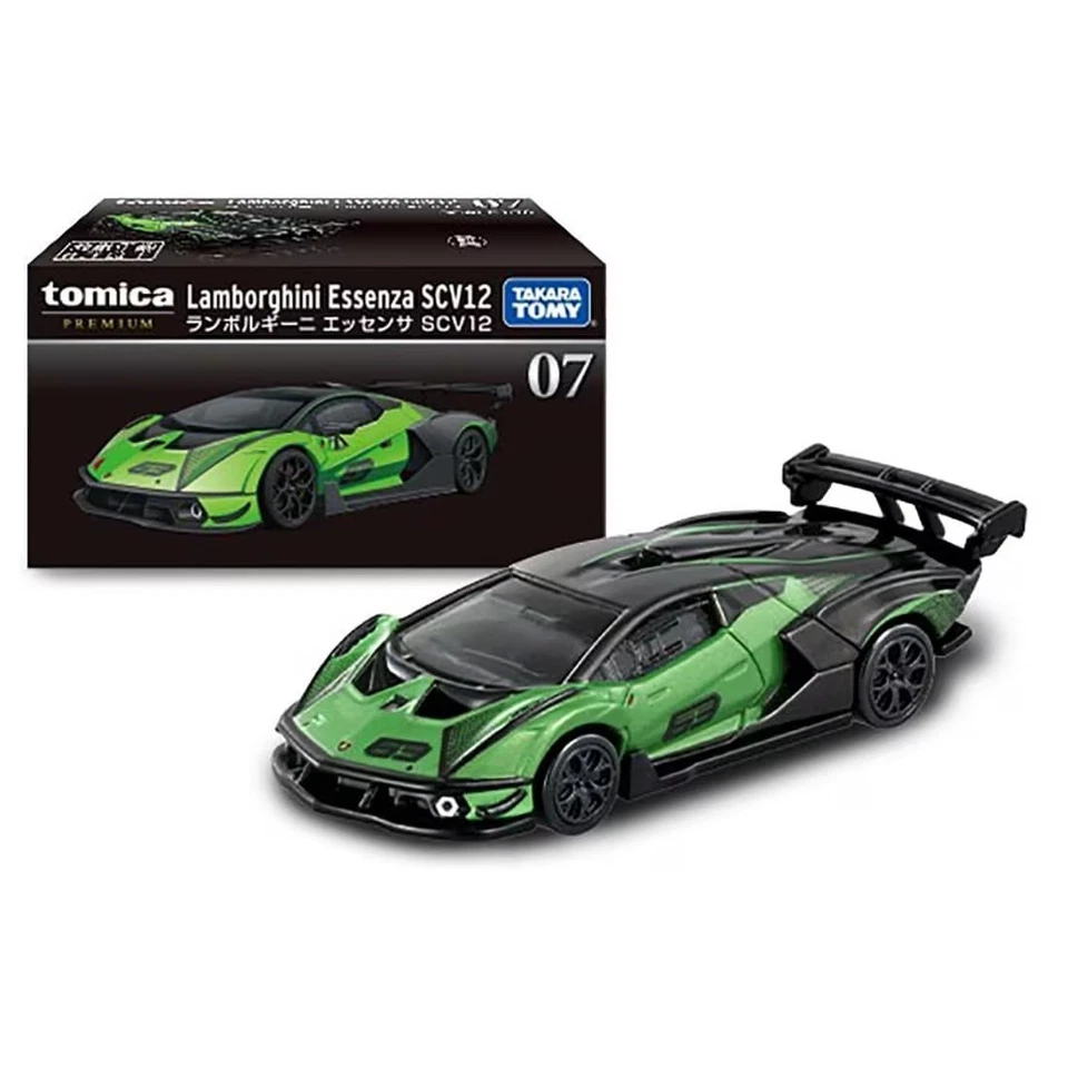 Tomica Premium Lamborghini Essenza SCV12 n.07 auto pressofusa verde - Immagine 1 di 4