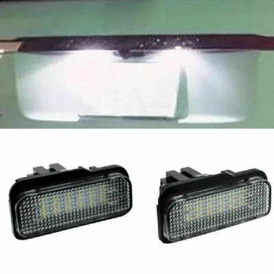2x LED License Plate Number Lights Car Lamp For Mercedes-Benz W203(5D) W211 W219 - Image 1 of 4