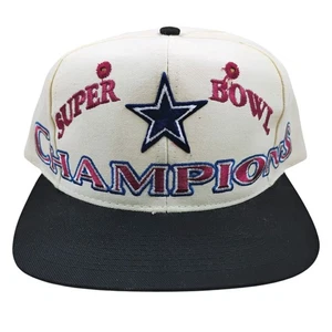 Vintage 90er Dallas Cowboys Logo 7 Super Bowl Champions XXVII Snapback Mütze Kappe 1993 - Bild 1 von 10