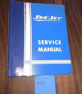Vintage Sno-jet Schneemobile Servicemappe mit Preislisten - Bild 1 von 7