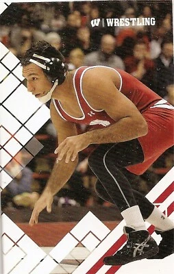 Calendario de bolsillo de lucha libre Wisconsin Badgers 2017-18 Foto 1 de 2