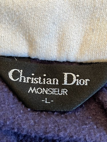 Giacca bomber felpa Christian Dior vintage anni 90 taglia grande uomo