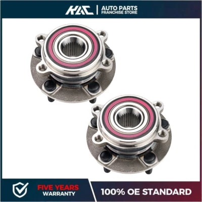 Pair (2) Front Wheel Hub Bearing For Mazda 6 2014-2018 2019 Mazda CX-5 2013-2022 Foto 1 de 4