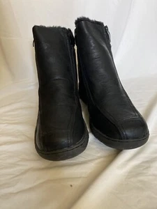 Serene Daphne Faux Lammfell gefütterte Bootie, schwarz, Größe 10 - Bild 1 von 4