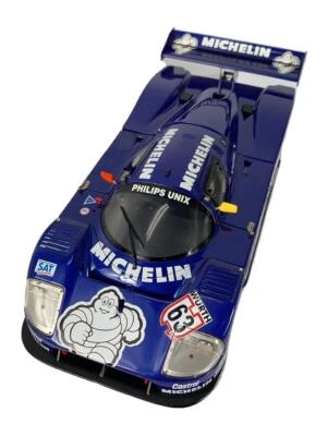 Sauber Mercedes C9 (N. 63/1987) Michelin EXOTO Scala 1/18 Con Scatola Usato JP - Immagine 1 di 4