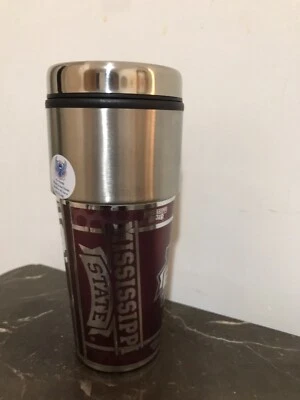 MISSISSIPPI STATE Bulldogs MUG TRAVEL SPIRAL (14oz) - Image 1 of 4