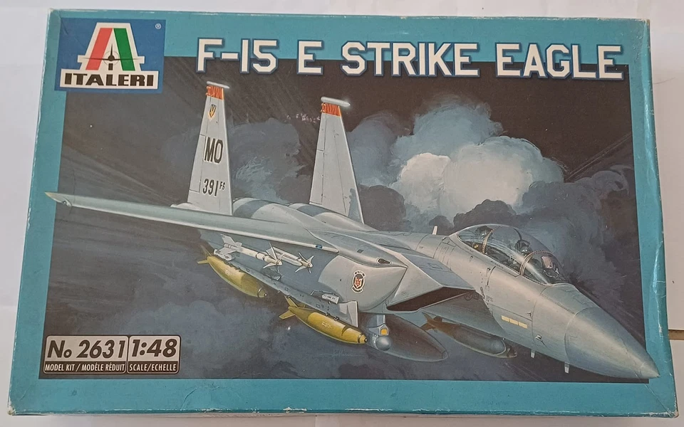 Italeri F-15 E  Strike Eagle, mint boxed, scala 1/48 - Immagine 1 di 2