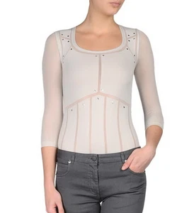 Body de cuerda WOLFORD ROBOT en Moonstruck Talla: L Ret: $495 Nuevo con etiquetas - Imagen 1 de 7