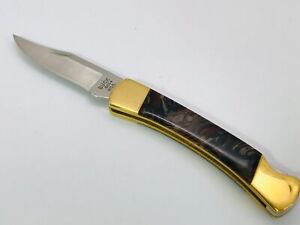 2019 BUCK USA Pocket Knife 055 (Half-Size 110) MINI 2.5" SMOKEY FOLDING HUNTER L
