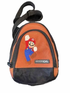 Official Genuine Nintendo DS Mario Travel Case Mini Backpack Bag DS Orange - Picture 1 of 5