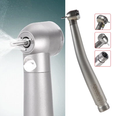 ASKEADNT Pieza de mano alta velocidad de fibra óptica LED dental estilo NSK 2 agujeros