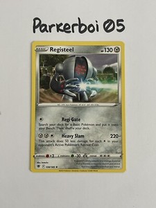 Pokemon Cards TCG 108/189 Registeel Rare Astral Radiance Non Holo NM/M
