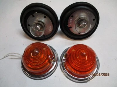 Lucas L639 Beehive Lamp pair, NOS; Series II Land Rover - Image 1 of 4