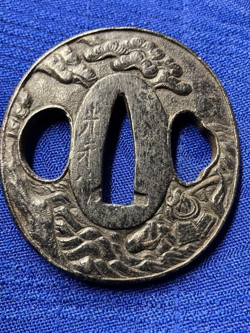 刀の鐔 銀900 复古复制古董日本刀镡| eBay