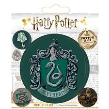 Official Harry Potter Slytherin 5 Vinyl Stickers Decals Licensed Potions NEW UK