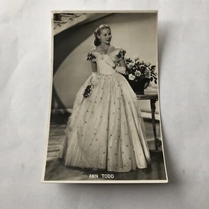 Vintage Postcard Of Ann Todd, Unwritten/ Unposted, Fair Condition - Picture 1 of 2