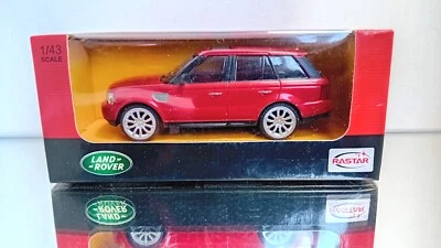 Rastar 1:43 Land Rover Range Rover Sport rosso come nuovo in scatola - Immagine 1 di 3